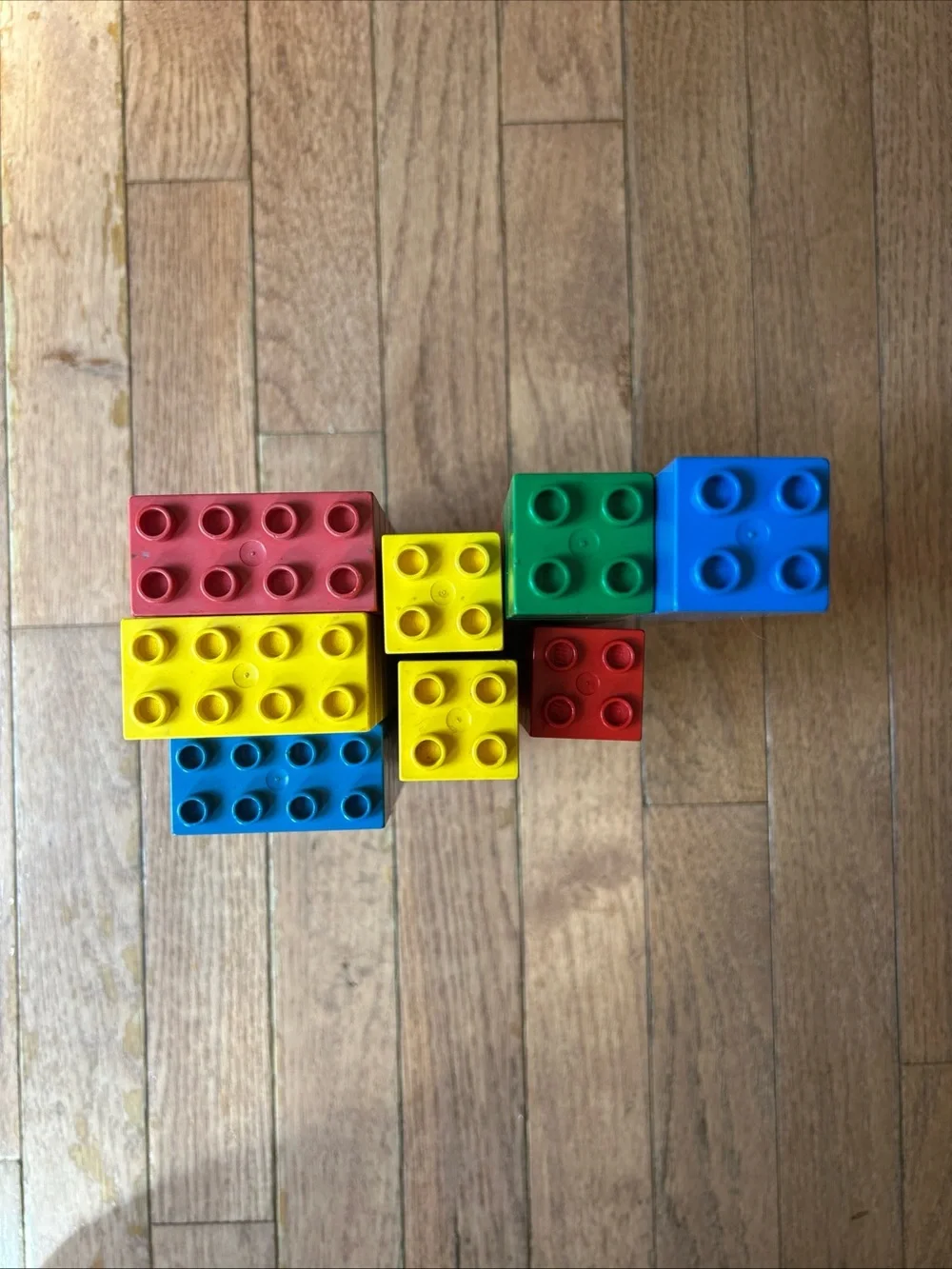 Lego Duplo Brick Lot Yellow Blue Red Green Bricks 2X2 And 4X2